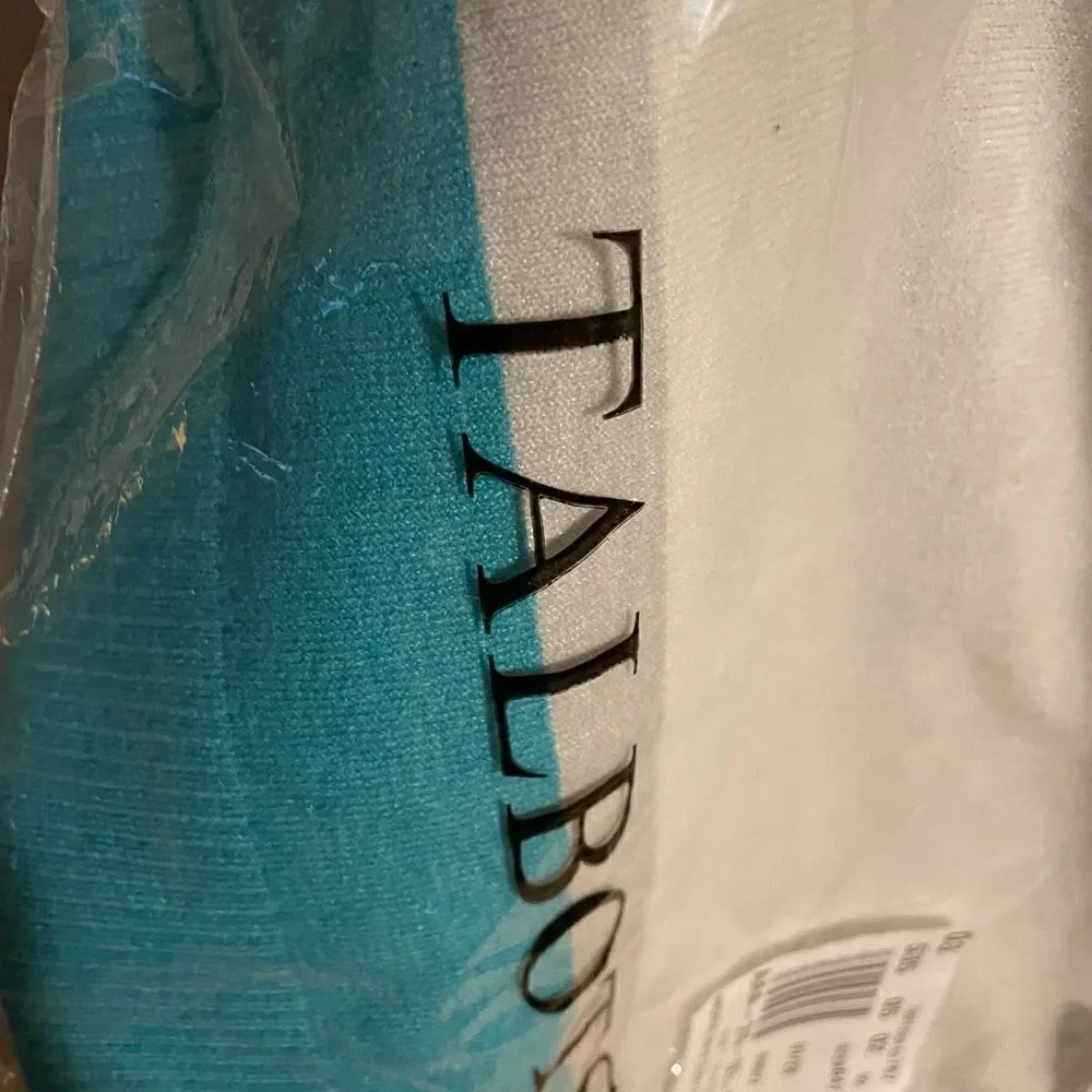 Talbots Echo Indigo Blu Scarf NWT
